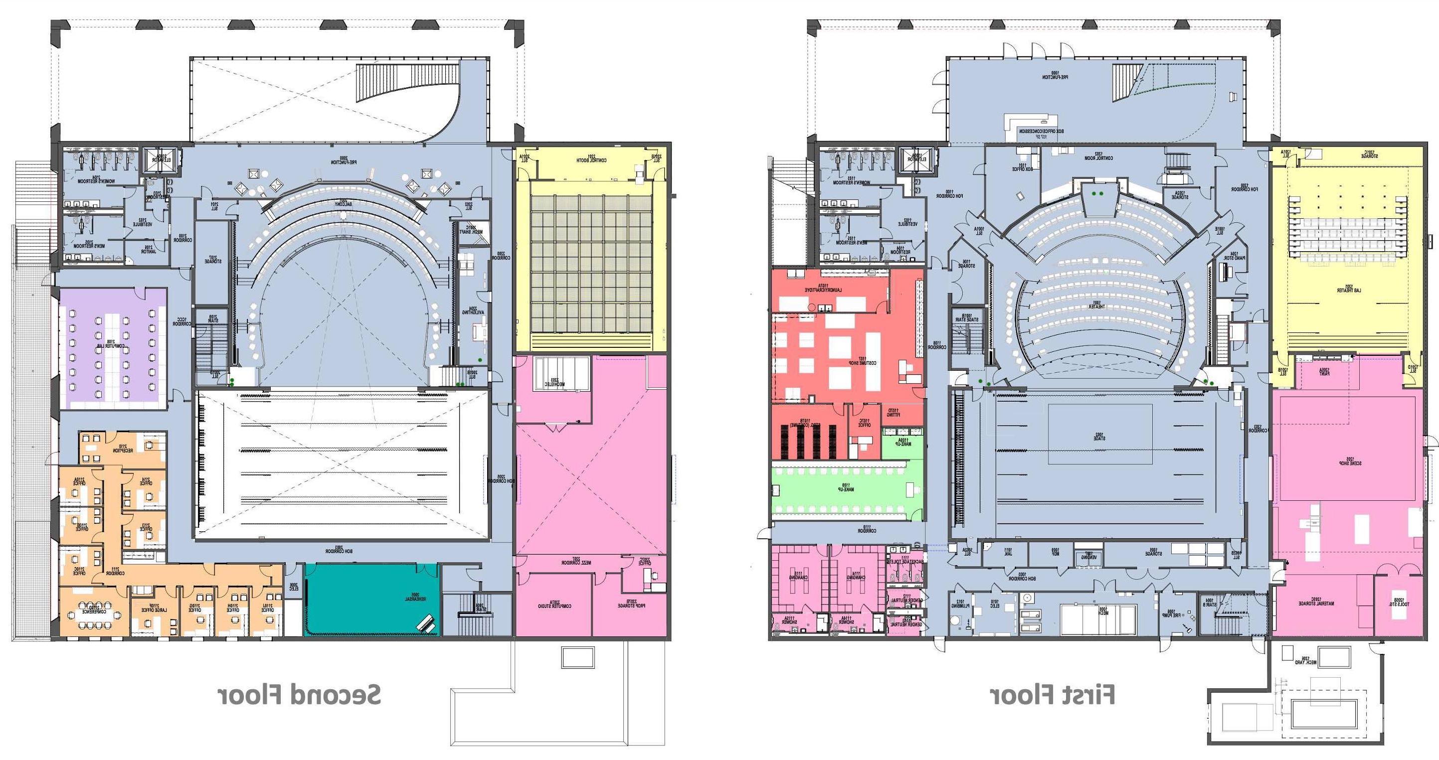 Theatre PAC Floor Plans