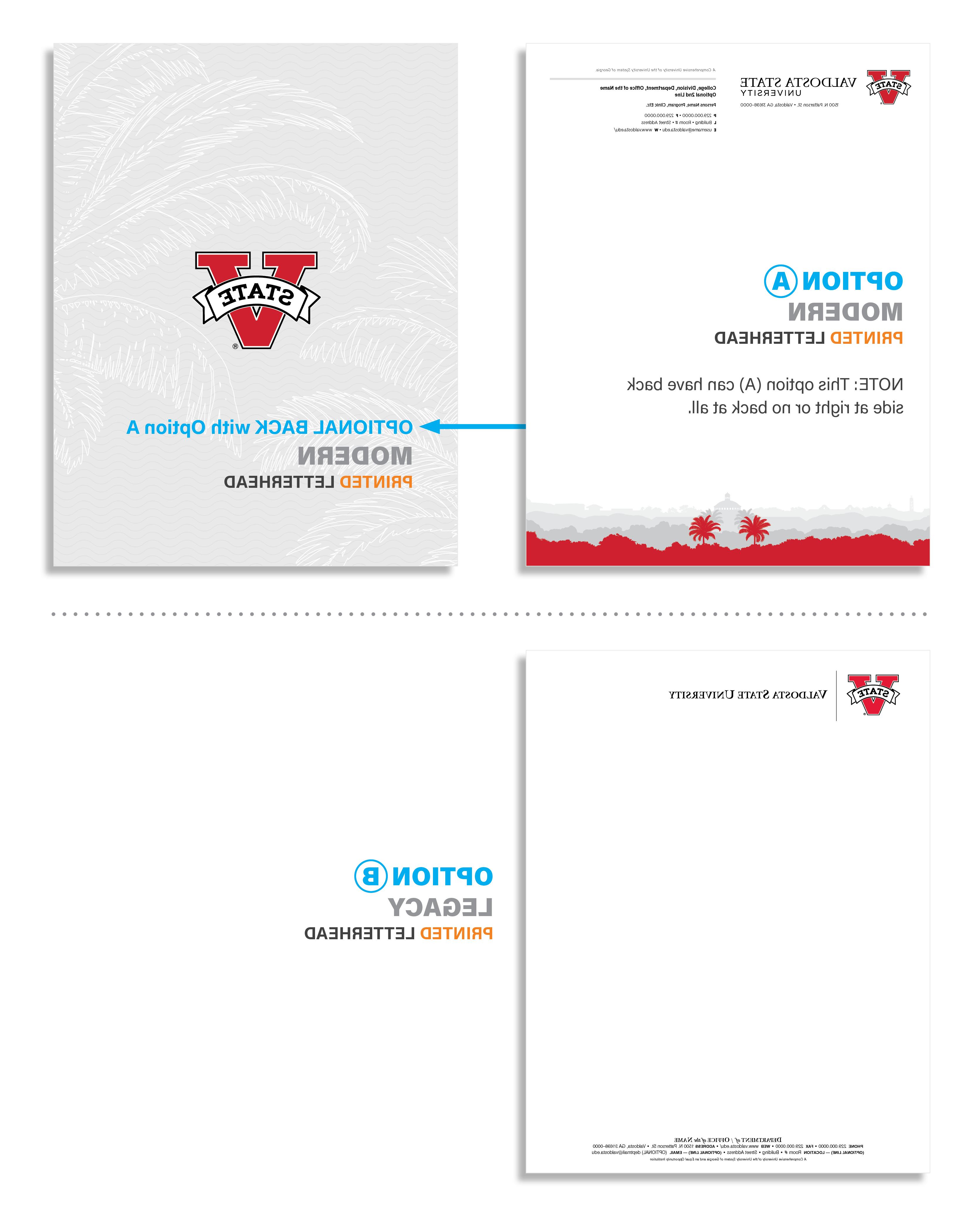 Printed Letterhead Options